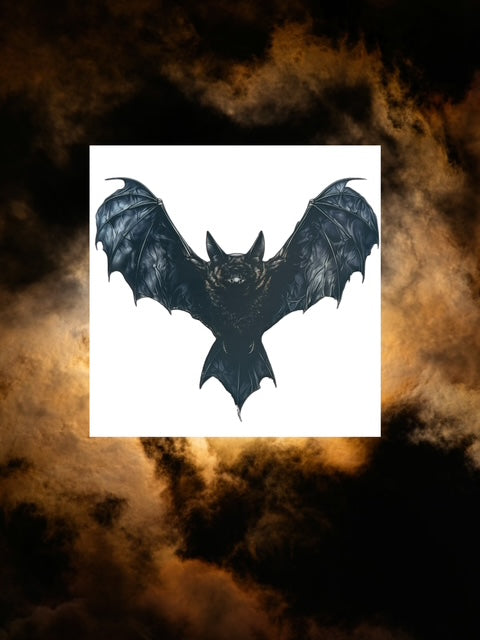 227. Black Bat Decal