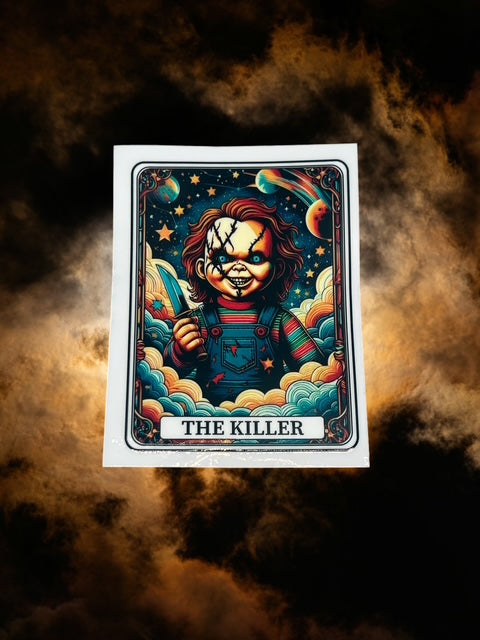 29. The Killer Chucky Tarot Card Decal