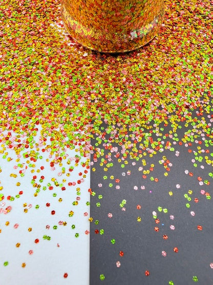 Tinsel & Truffles- Mini Chunky Textured Multicolor Glitter