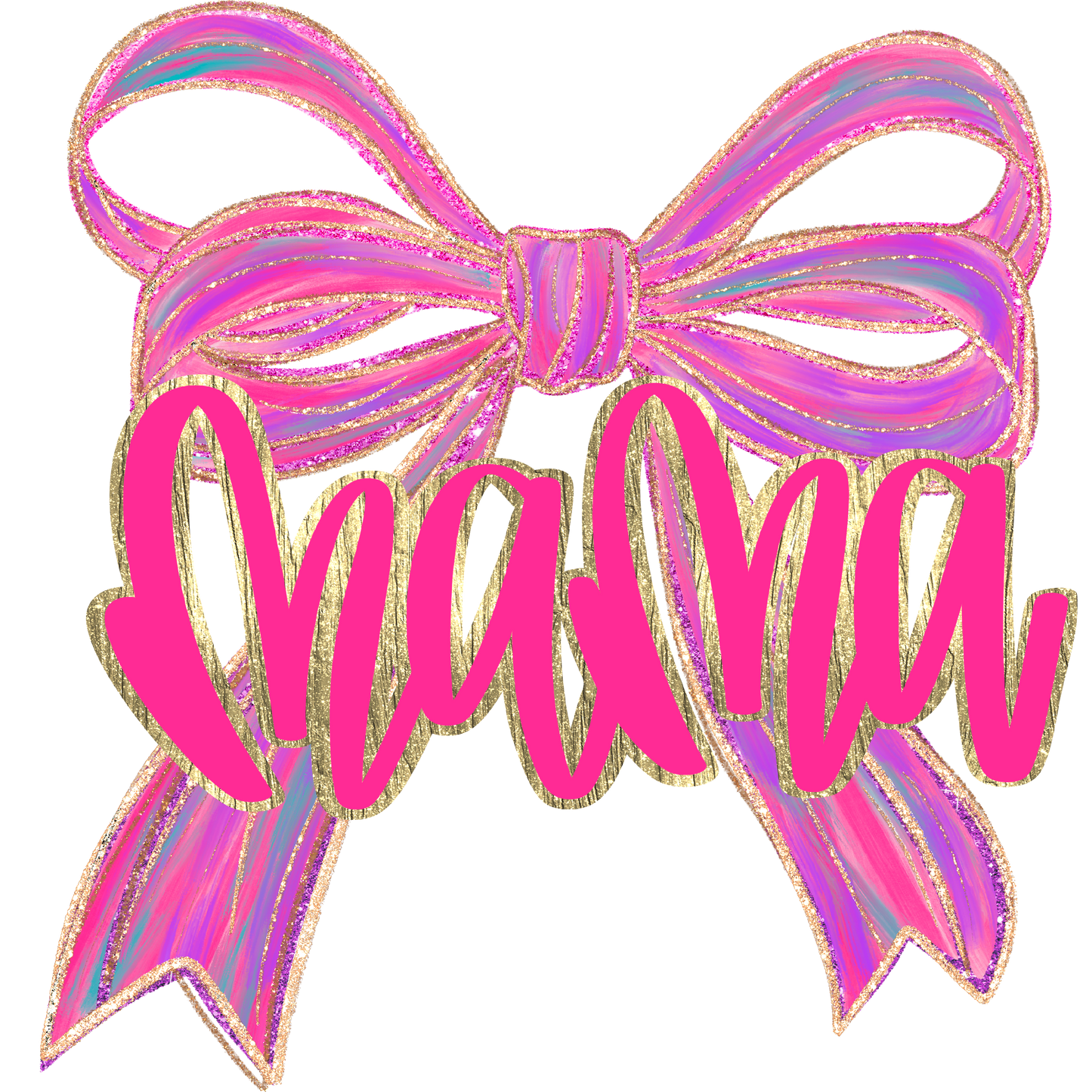 367. Mama Bow Decal