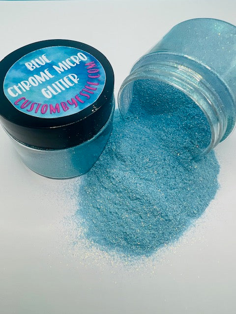 Blue Chrome Micro Glitter 6-9