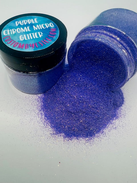 Purple Chrome Micro Glitter 6-10