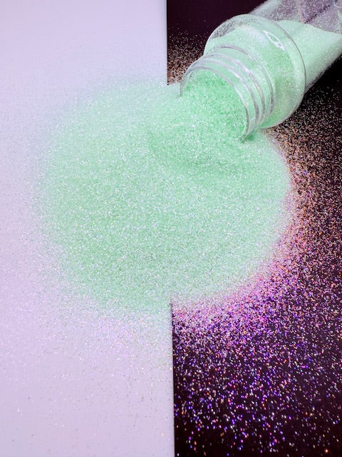 Mint Diamond Dust - Fine Plus Rainbow Mint Glitter 2-6