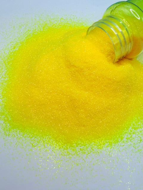 **RETIRING** Neon Yellow Matte Fine Glitter 8-4