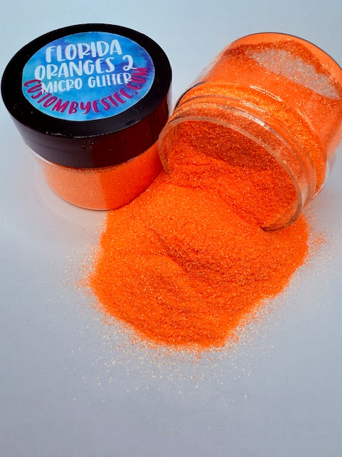 Florida Oranges 2- Orange Micro Glitter 9-7