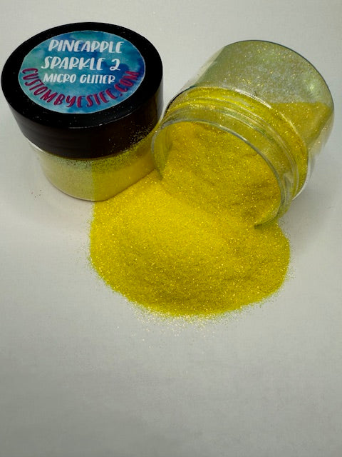 Pineapple Sparkle 2 - Yellow Micro Glitter 9-6