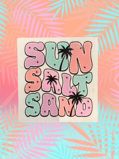 522. Sun Salt Sand Decal