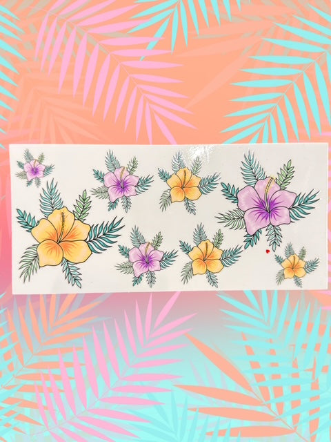 515. Hibiscus Embellishment UVDTF