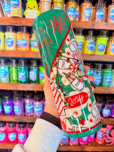 Christmas Cake 30oz Tumbler
