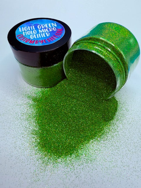 Light Green Holo Micro Glitter 9-8