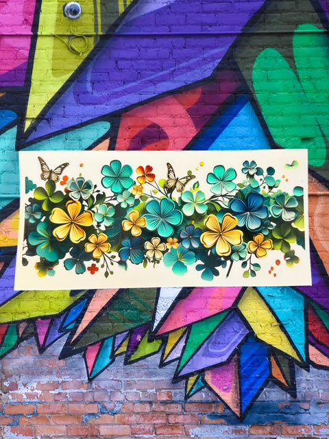 541. Floral Butterfly UVDTF