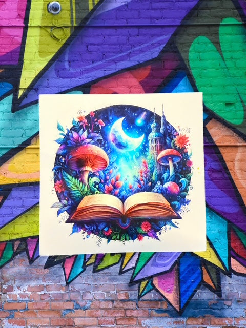 535. Mythical Book Decal