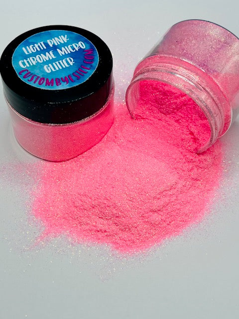 Light Pink Chrome Micro Glitter 7-3