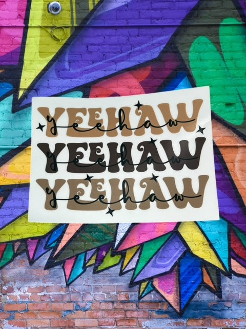 127. Yeehaw Decal