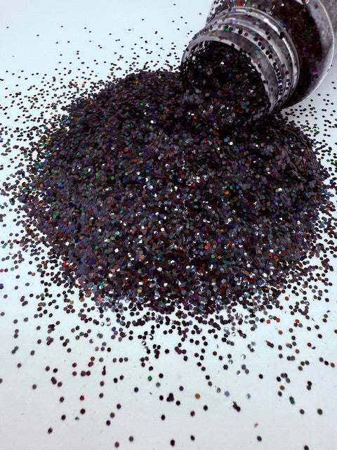 Black Magic 4 - Mini Chunky Holographic Black Glitter 9-3