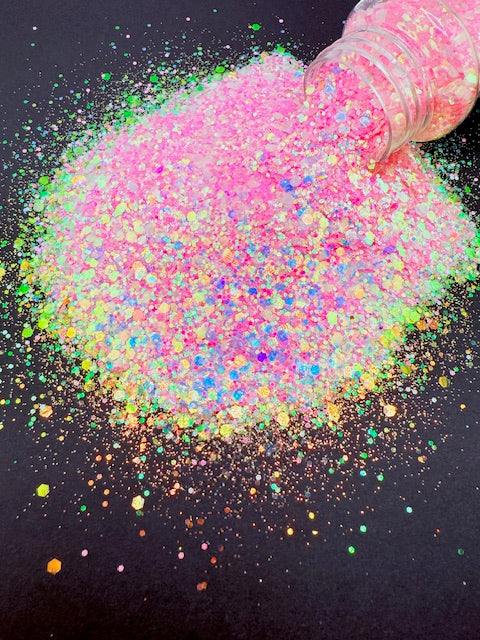 Pinkerbell- Pink Glow Glitter 3-6