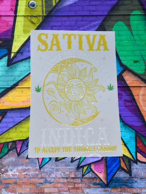 25. Sativa Indica Decal
