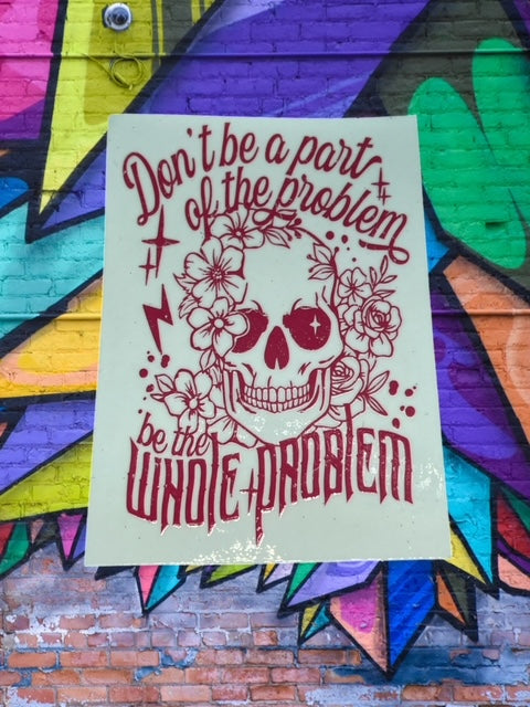 114. Problem Decal