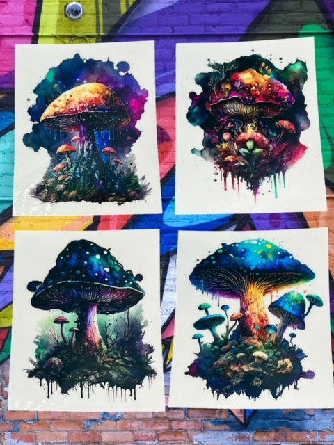 117. Mushroom Decal Bundle