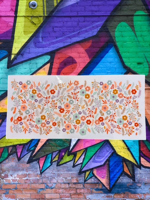 551. Boho Floral Embellishment UVDTF