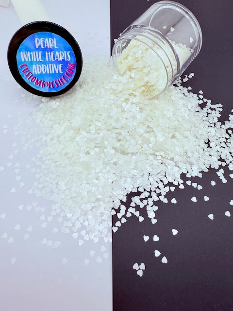 White Pearl Hearts Additive 2-7