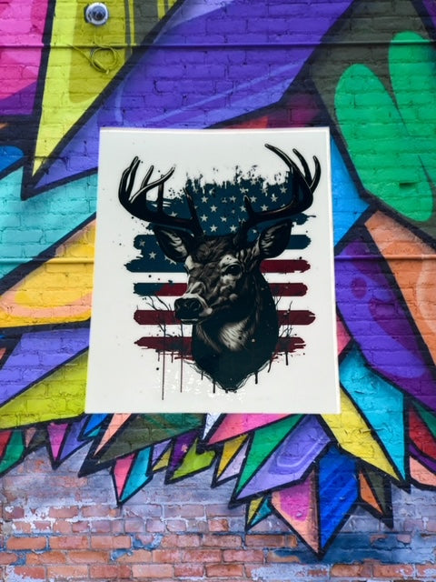 1. American Buck Decal