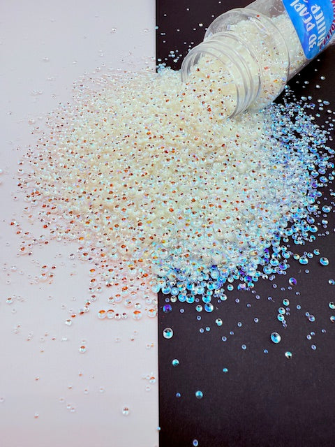 3D Pearl Glitter 19- Pink and Yellow Iridescent 12-7