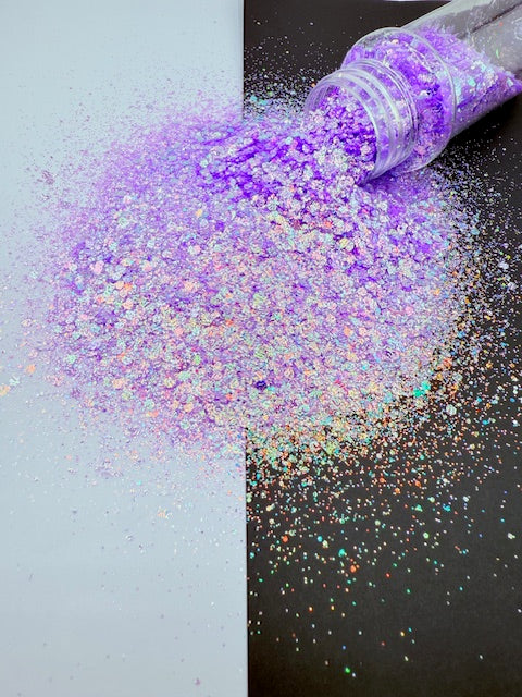 Violet Affair- Purple Color Shift Textured Chunky Mixed Glitter 12-7