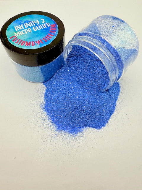Infinity 2- Periwinkle Blue Purple Micro Glitter 9-10