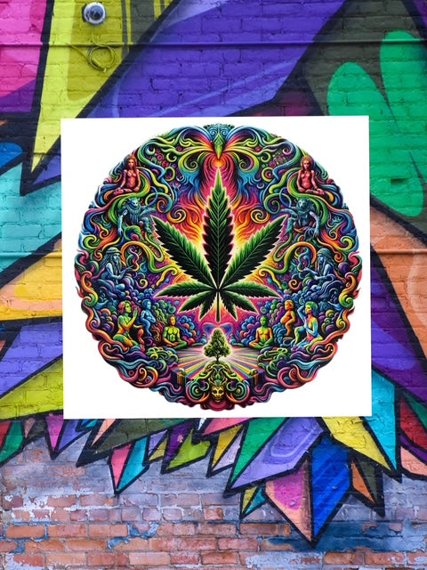 400. Trippy 420 Decal