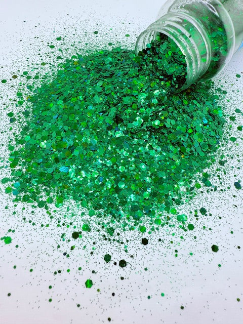 Irish Kevin - True Green Mixed Glitter 1-6
