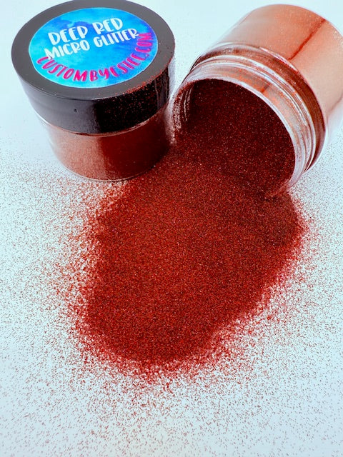 Deep Red Micro Glitter 9-10