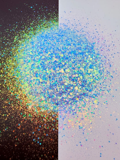 Sky Full of Stars- Blue Opal Glow Glitter 3-8