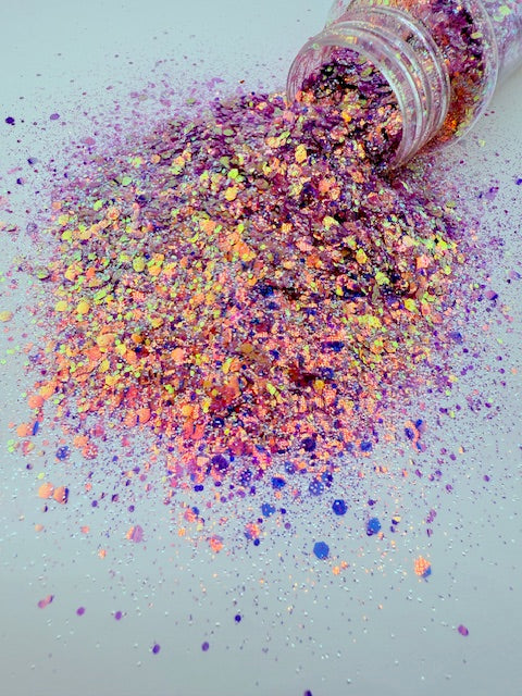Crown Jewel - Pink Purple Color Shift Diamond Series Chunky Custom Mixed Glitter 1-9