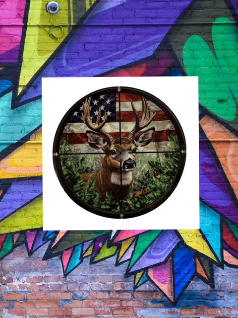 557. American Buck Decal
