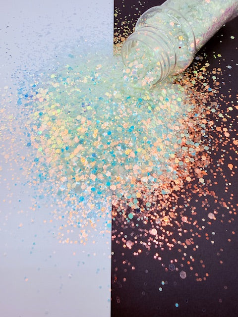 Nightlight Opal- Iridescent Opal Glow in the Dark Chunky Glitter 13-5