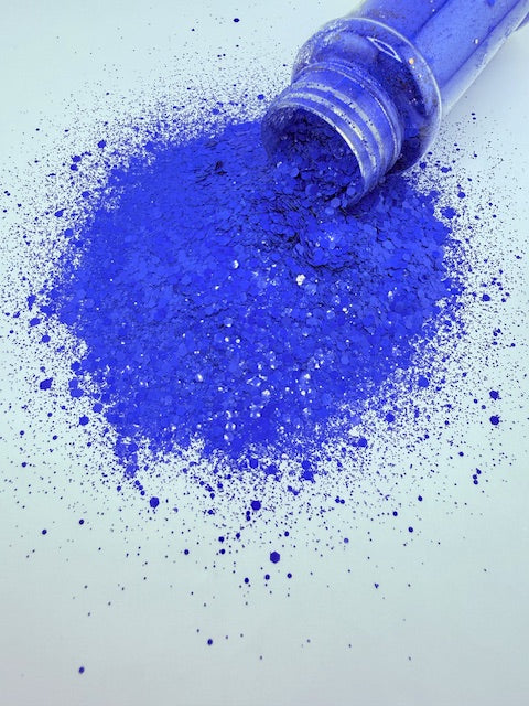 Cobalt Crazy- True Blue Chunky Mixed Glitter 13-5