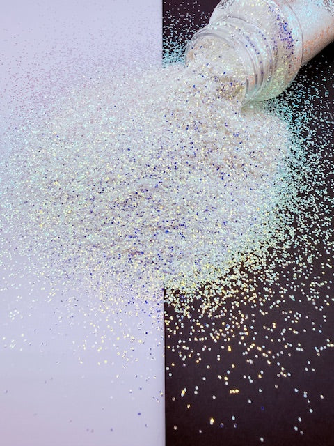 Stellar- White Opal Pink Mini Chunky/Fine Plus Glitter 13-3