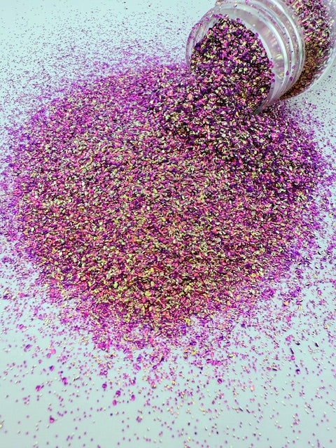 Bubble Glitter 14- Mini Chunky Purple Bubble Glitter 10-4