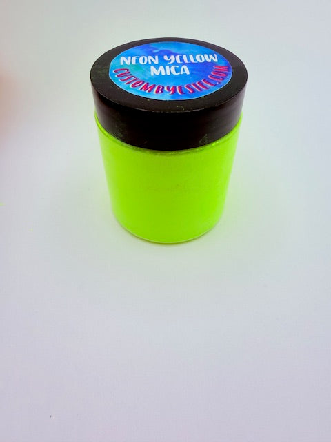 Neon Yellow Mica Powder