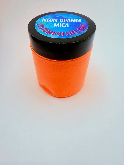 Neon Orange Mica Powder
