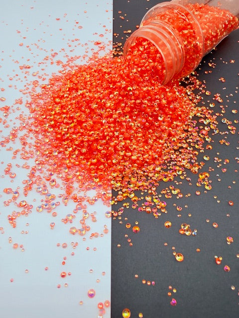 3D Pearl Glitter 22- Coral Iridescent Color Shift 13-2