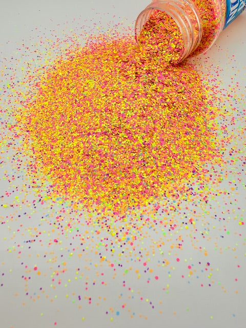 Neon Riot- Multicolored Neon Mini Chunky Mixed glitter 11-10
