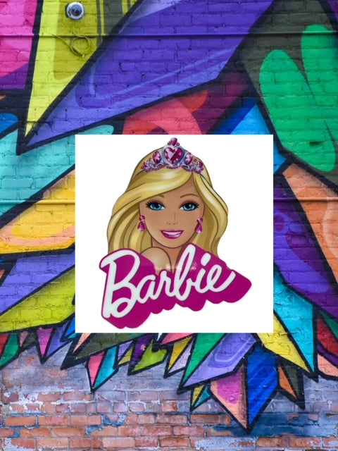 195. Barbie Decal