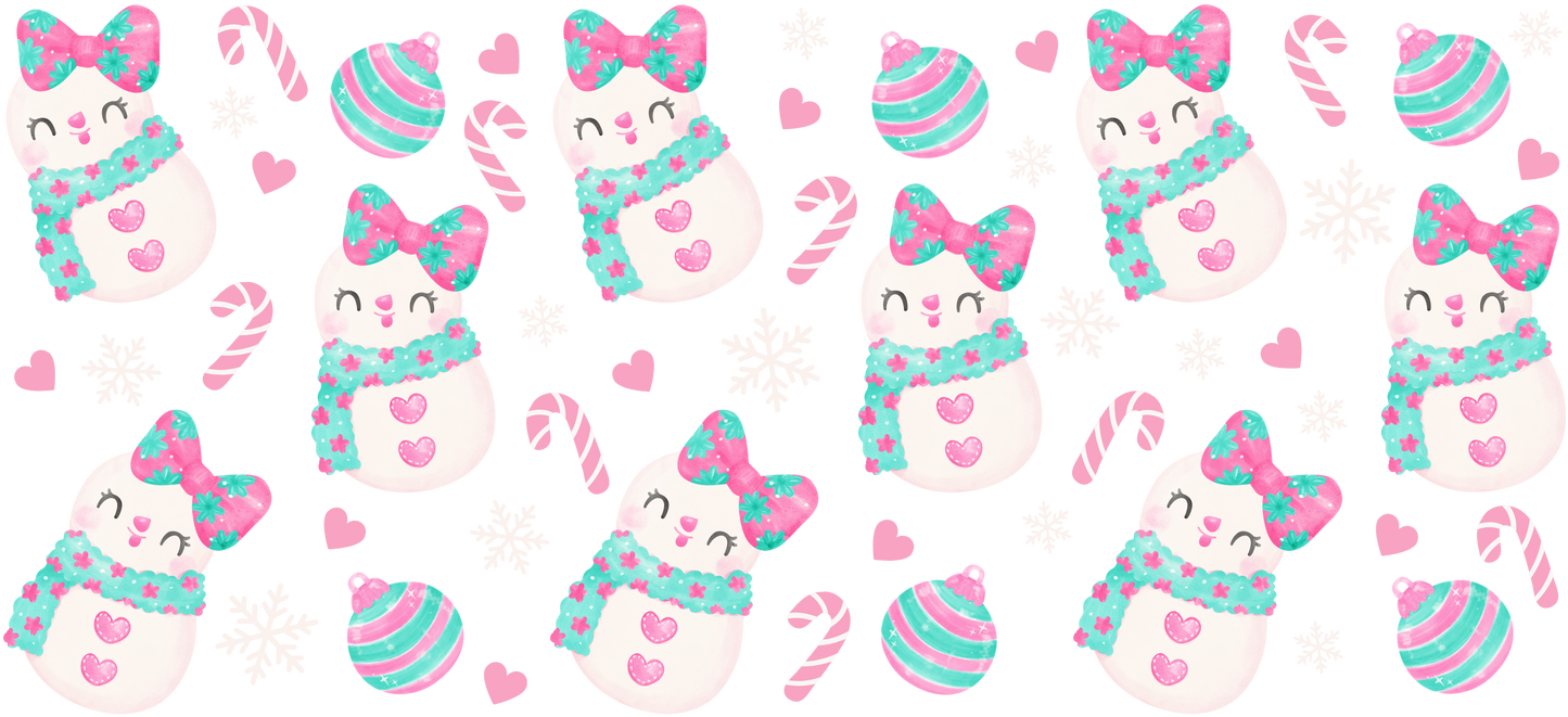 MM. Cutie Snowmen Girl UVDTF