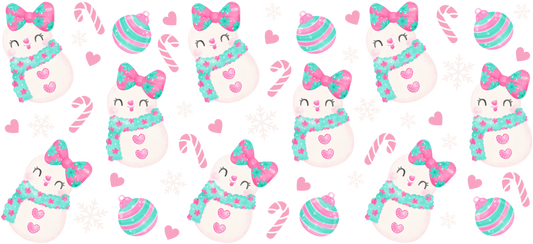 MM. Cutie Snowmen Girl UVDTF