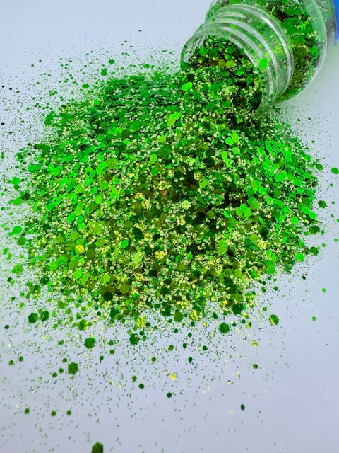 Forbidden Sparkle - Green Diamond Series Chunky Mixed Glitter 10-5