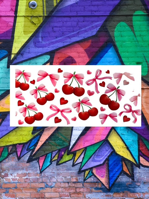 38. Cherries and Bows UVDTF