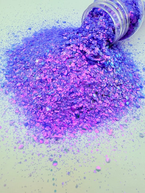 Majestic- Metallic Purple Color Shift Chunky Mixed Glitter 10-6