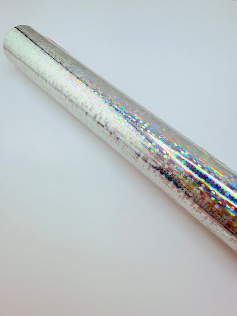 FOIL ROLL 117- Holographic Silver Pixel